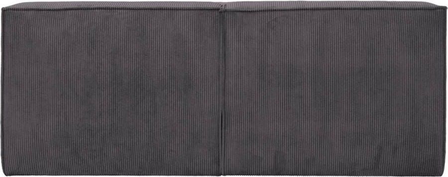 Pascal Morabito Hoofdbord 220 cm Ribfluweel Antracietgrijs TIMANO van L 226 cm x H 90 cm x D 30 cm - Foto 2