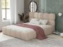 Pascal Morabito Kofferbed 140 x 190 cm Teddy-stof Beige DAMADO L 170 cm x H 95 cm x D 221 cm - Thumbnail 1