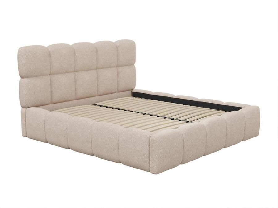 Pascal Morabito Bed met opbergruimte stof beige 180 x 200 cm