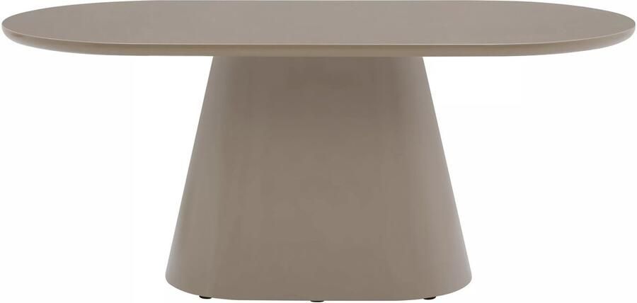 Pascal Morabito Eettafel voor 6 personen in MDF Taupe VALIANA van L 180 cm x H 76 cm x D 90 cm