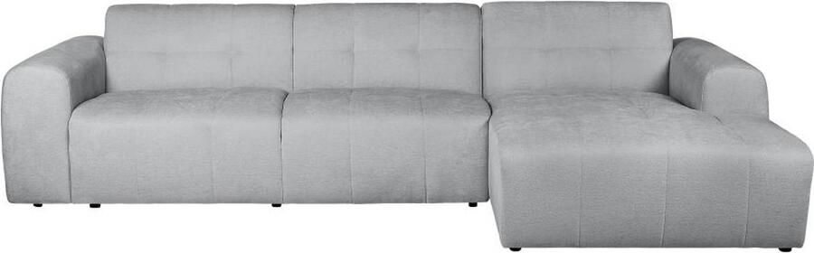 Pascal Morabito Hoekbank met hoek rechts van grijze stof met textuur FRISALO van L 304 cm x H 78 cm x D 160 cm - Foto 3