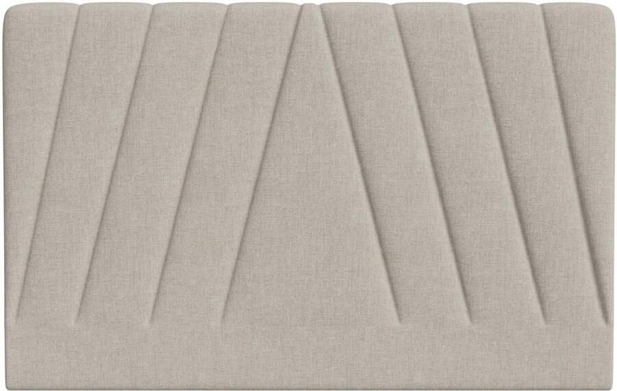 Pascal Morabito Hoofdbord 150 cm Stof Beige LIDAMA van L 152 cm x H 110 cm x D 10 cm