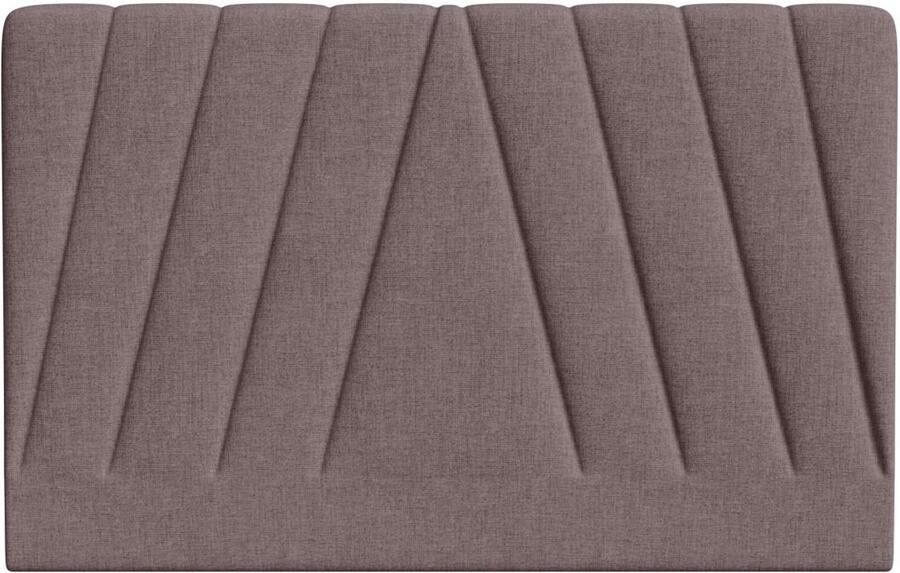 Pascal Morabito Hoofdbord 150 cm Stof Lichtpaars LIDAMA van L 152 cm x H 110 cm x D 10 cm