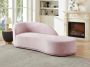 Pascal Morabito Rechtse chaise longue met bekleding in roze fluweel – LONIGO van L 220 cm x H 76 cm x D 91 cm - Thumbnail 2