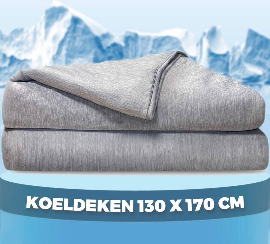 Pasper Koeldeken 130 x 170 cm zelfkoelende deken Q-max > 0.43 cooling blanket zomerdekbed zomerdeken verkoelende deken voor mensen tijdens slapen bed bank en reizen - Foto 2