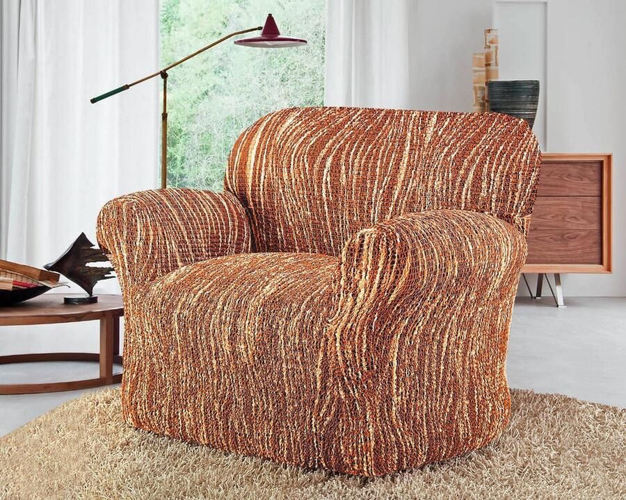 Paulato bankhoes zetelhoes 1-zit perfecte pasvorm made in Italy stretch bankbeschermer