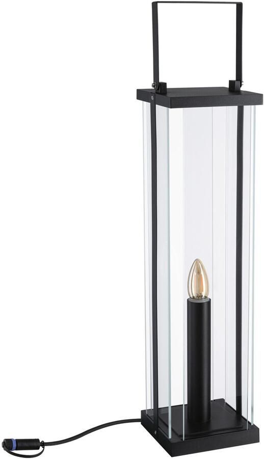 Paulmann Plug & Shine Lantaarn Classic Enkele lamp IP44 1900K 2W Antraciet