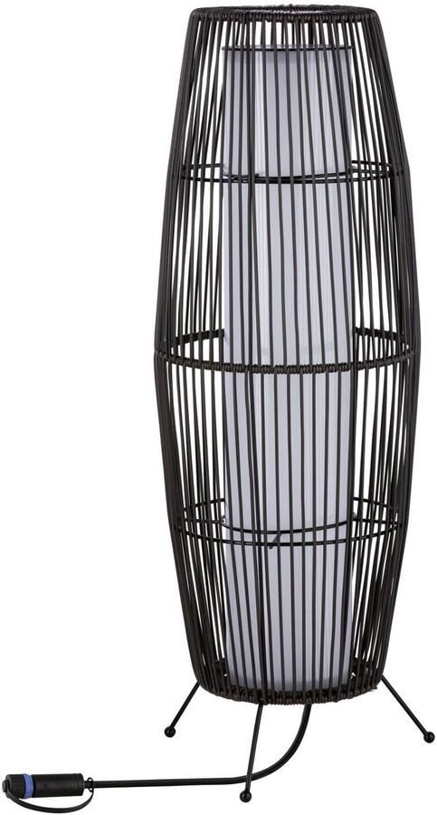 Paulmann Plug & Shine LED-lichtobject Basket Enkele lamp IP44 3000K 8W Bruin