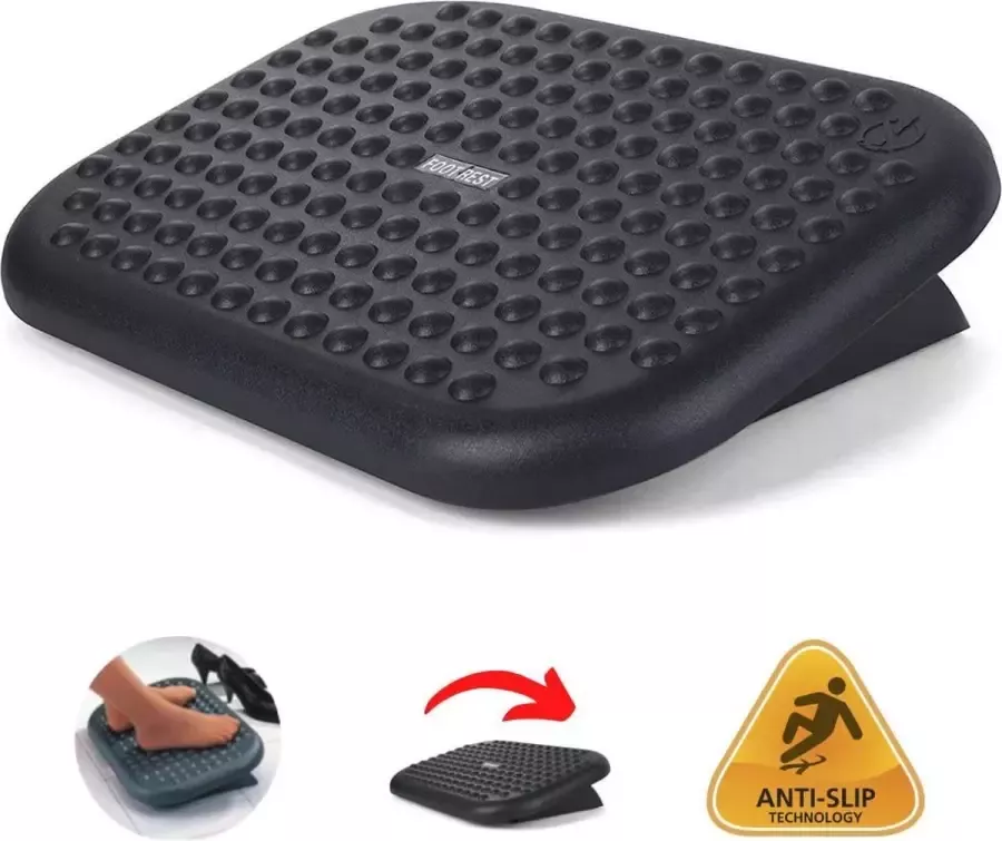 Pavo Voetensteun Bureau Ergonomische Verstelbare Voetenbank