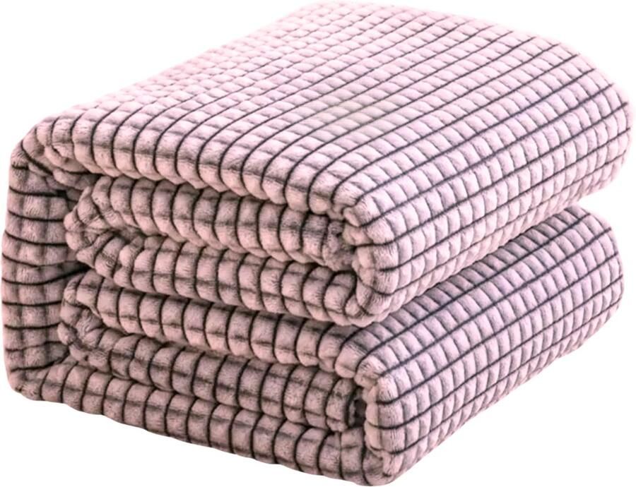 Pazzo Goods Fleece Deken Secco – Plaid – Deken – Fleece Plaid – Deken voor de Bank – Rood – 150x200cm – Warm en Zacht – Bed of woonkamer decoratie – Comfortabele Dekens en Plaids – Cadeau Moederdag