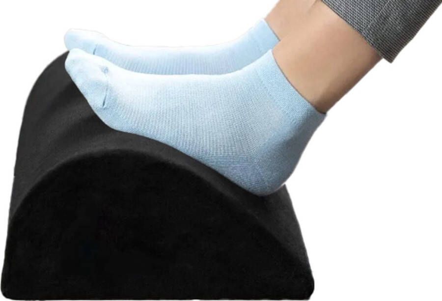 PB-Goodz Ergonomische voetensteun Voetenkussen Zwart Antislip Kantoor Thuis Bureau