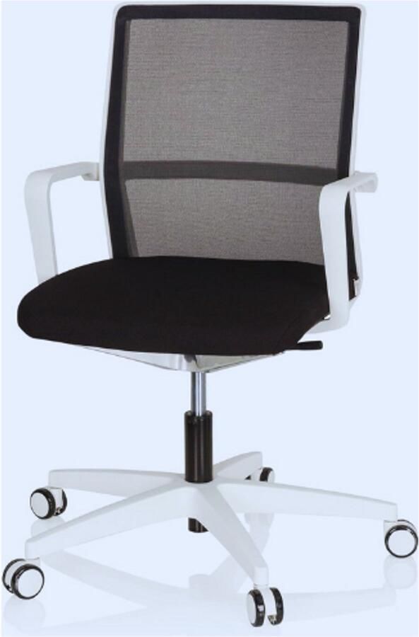 PEAM Professionele Bureaustoel HENFIELD G Stof Grijs Ergonomische Draaistoel voor Kantoor en Thuis