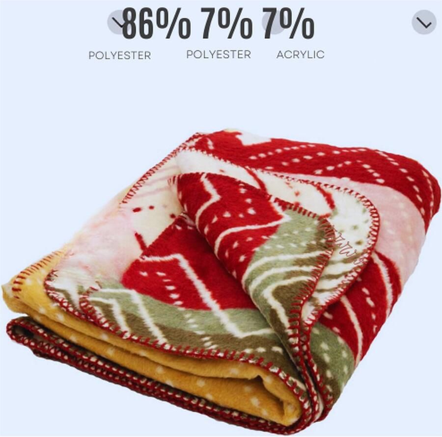 PEAM Fleece Deken Worpdeken voor Bank Bed Zachte Pluche Pluizige Gezellige Werpdekens voor Reizen Kamperen Picknicken Strand en Buiten – Geel Rood 130x170 cm