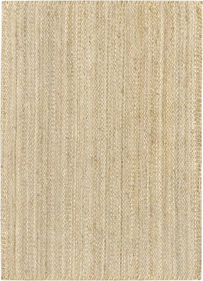 PEAM Granada Jute Vloerkleed 170x120 cm Handgeweven Natuurlijke Jute Duurzaam en Stijlvol Tapijt voor Woonkamer en Slaapkamer