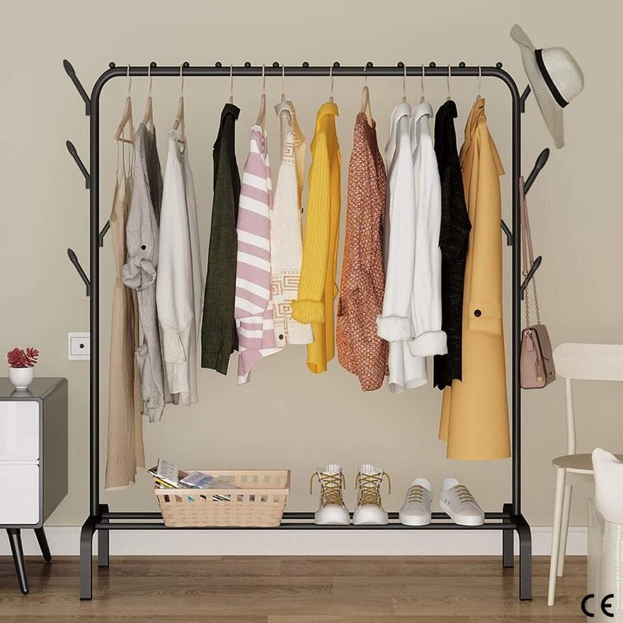 PEAM Kledingstang Kledingrek Droogrek Wasrek Staand Anti-slip