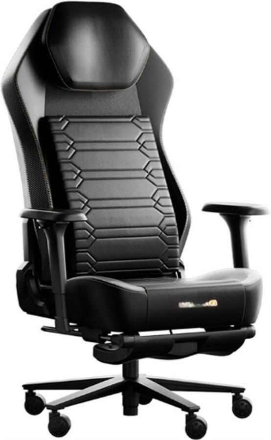 PEAM M5 Gamingstoel Ergonomische Bureaustoel met Dynamische Lendensteun 4D-Verstelbare Armleuningen en Hoge Rugleuning voor PC-Gaming Met Voetensteun Zwart