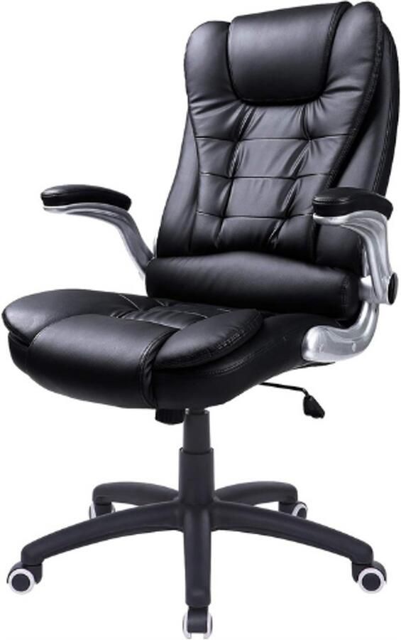 PEAM OBG51B Bureaustoel Ergonomisch Design PU-Kunststof Zwart Comfortabel & Stijlvol Voor Kantoor & Thuis