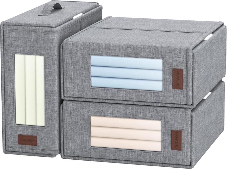 PEAM Ondersteuning 5 kg Opbergtas Voor Beddengoed Dekbedovertrek Opvouwbaar Laken Organizer Opslag Voor Kingsize en Queensize Beddengoed Dekens Linnen en Kast