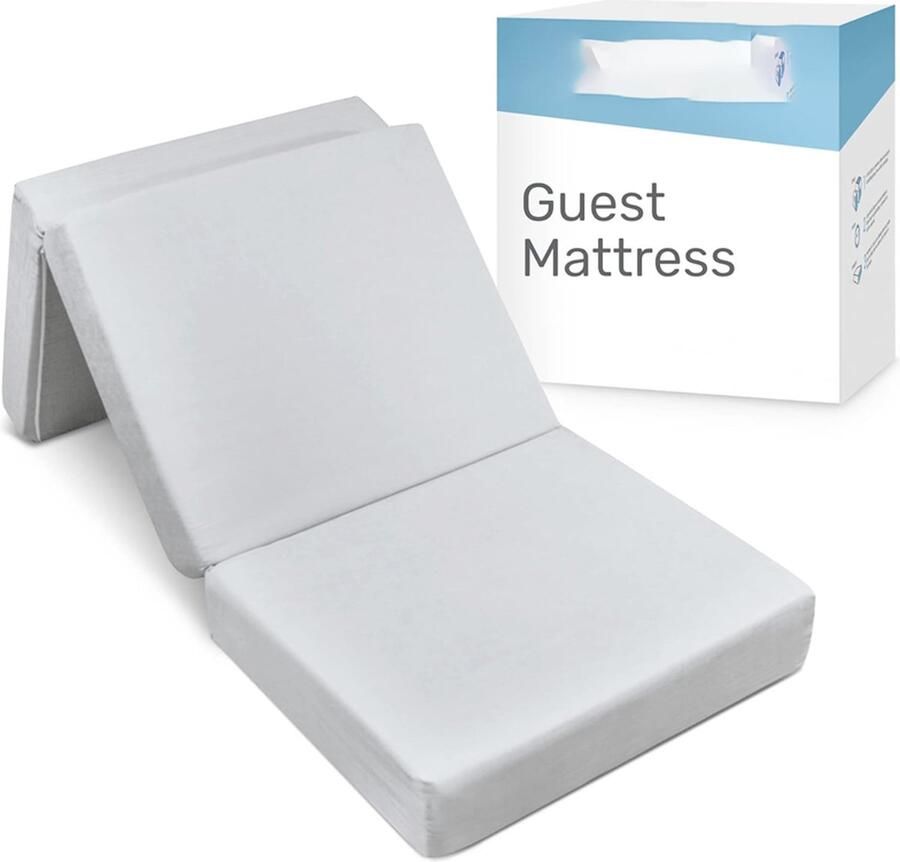 PEAM Opvouwbaar Logeermatras Met Traagschuim (75x195x14cm) – Comfortabel Ruimtebesparend Matras Voor Gasten