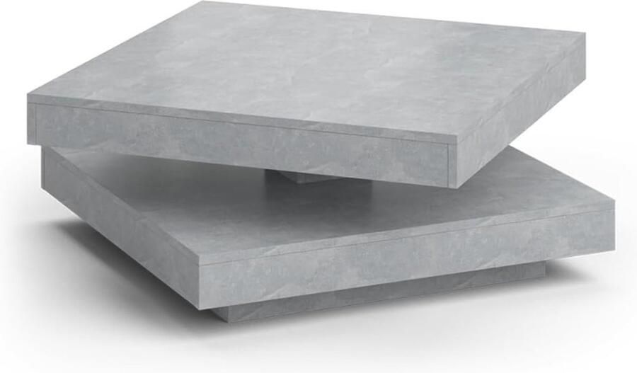 PEAM Salontafel Elias Modern Betonnen Ontwerp Afmetingen 70 x 34 Cm