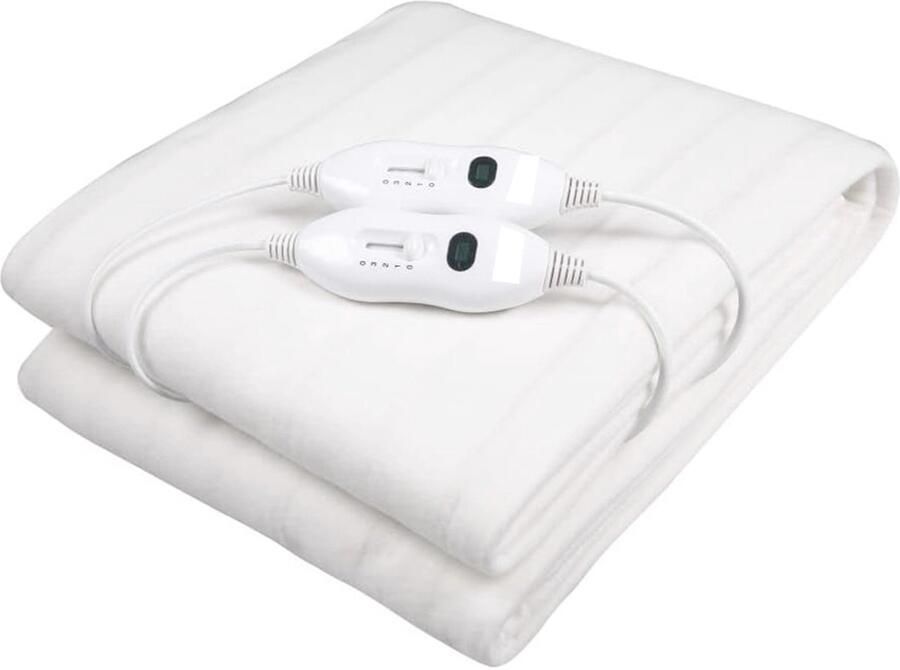 PEAM Termokind AR4U140A Elektrische Deken Voor Tweepersoonsbed 2 Verwarmingszones 2 x 60W 100% Polyester Handwasbaar Comfortabele Slaapervaring