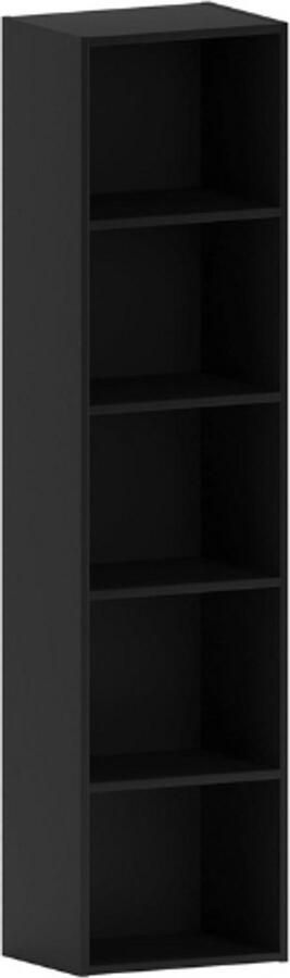 PEAM Tier Cube Boekenkast Zwart Houten Rekken Display Opslag Unit Voor Kantoor Of Woonkamer Meubels