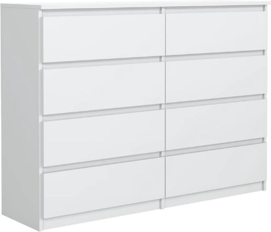 PEAM Wit Mat 120x101 5x39 Cm Ladekast Klassiek Cabinet Kast Voor Slaapkamer Elegant Dressoir Industrieel Chest Of Drawers