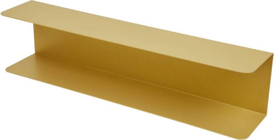 Pekodom WandPlank Dubbel Messing Ongepolijst 14x60x12cm