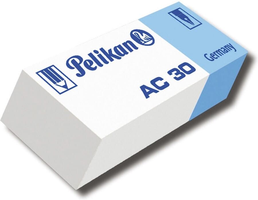 Pelikan 606079 vlakgum Kunststof Wit 30 stuk(s)