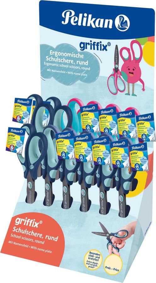 Pelikan griffix Knutselschaar Rechte knip Verschillende kleuren