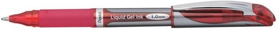 Pentel BL60 Rood Intrekbare balpen met klembevestiging 1 stuk(s)