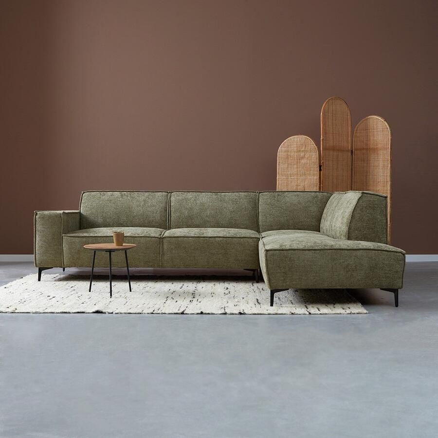 PEPP Interiors Hoekbank River Stof Groen