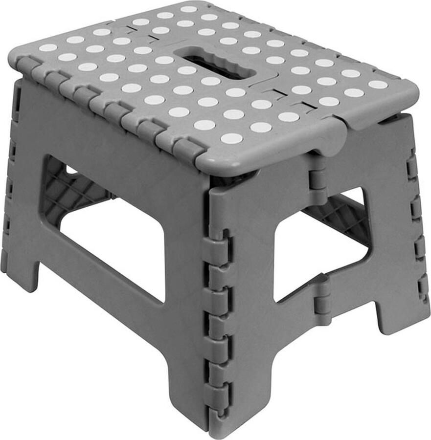 Perel Stevig en praktisch opvouwbaar krukje compact formaat 29 x 22 x 22 cm gemaakt van polypropyleen (PP) maximale belasting 150 kg ideaal voor thuisgebruik