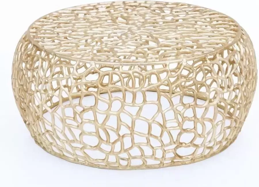 Perfecthomeshop Bijzettafel goud 30x73 cm – Stijlvol Gouden Design tafel – Duurzaam Geproduceerde Salon tafel
