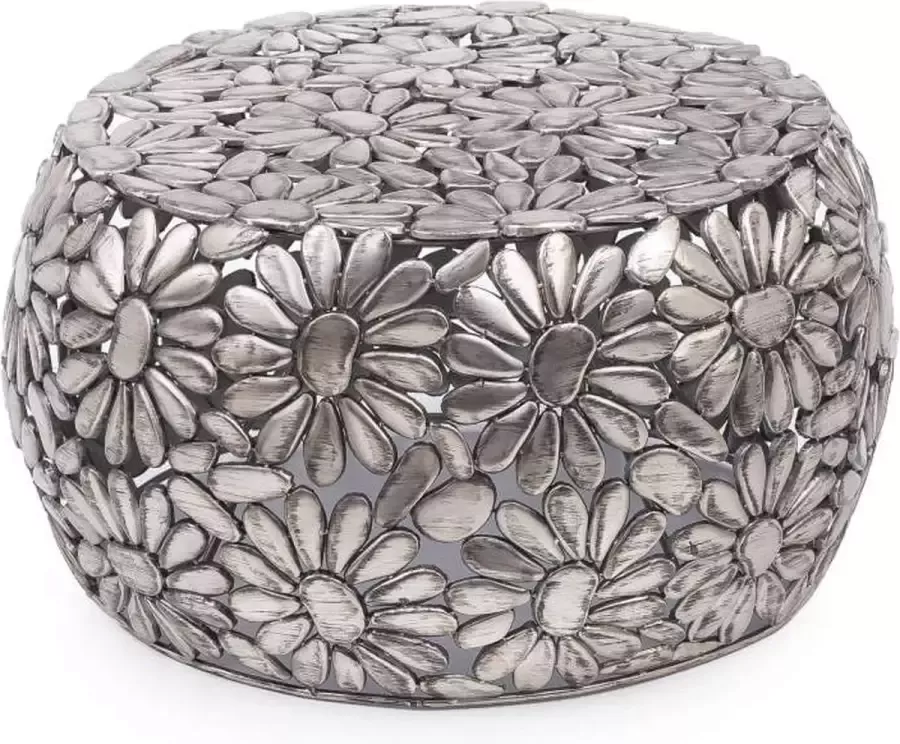 Perfecthomeshop Bijzettafel zilver 25x56 cm – Duurzaam Geproduceerde Zilveren Salon tafel– Modern Design Tafeltje