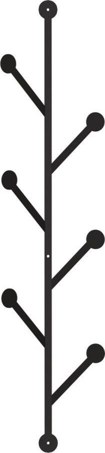 Perfecthomeshop Stijlvolle Kapstok Maze Zwart Metaal 22x94x5cm Ruimtebesparend & Modern Ontwerp - Foto 2