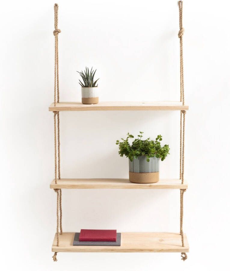 Perfecthomeshop Wandplank Stijlvol Eiken 40x110x13cm Duurzaam Sparrenhout wandrek