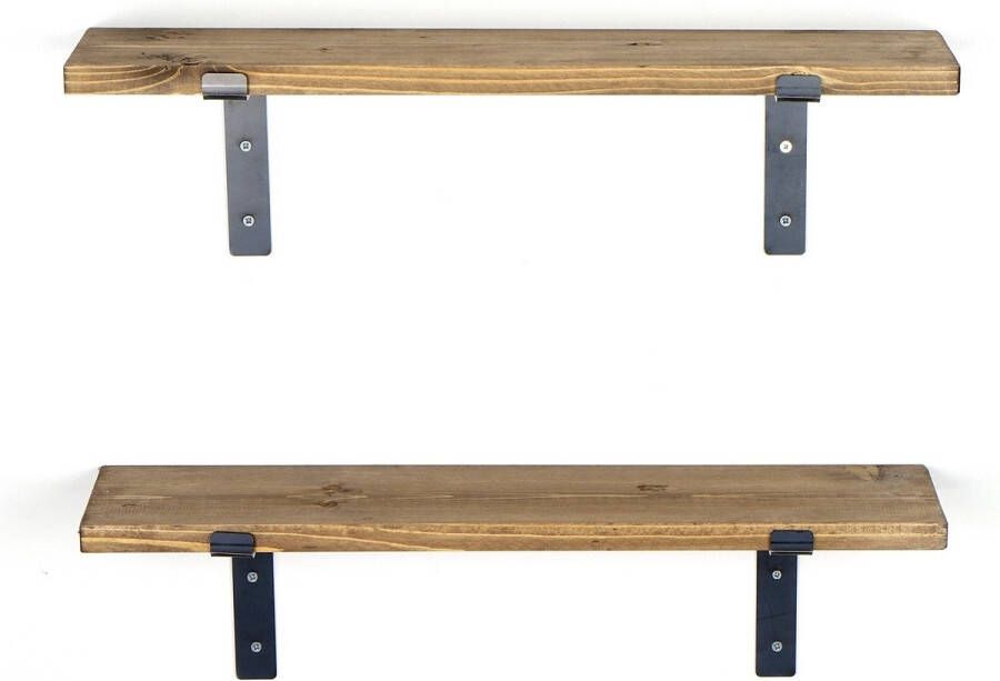 Asir decoratieve houten wandplank. 100% VERENHOUT. Onderstel: 100% METAAL. Handgemaakt. Breedte: 60 cm Hoogte: 16 cm Diepte: 14 cm. Kan aan de muur worden bevestigd