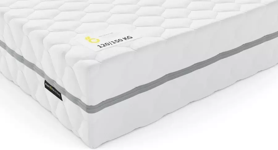 Perfectmatras Cocos Koudschuim Matras HR 50 – 180x210 Cm – Pocketvering Matras Voor Zware Mensen 120 tot 150 KG – Harde Matras Met Wasbare Tijk – Coco Strong