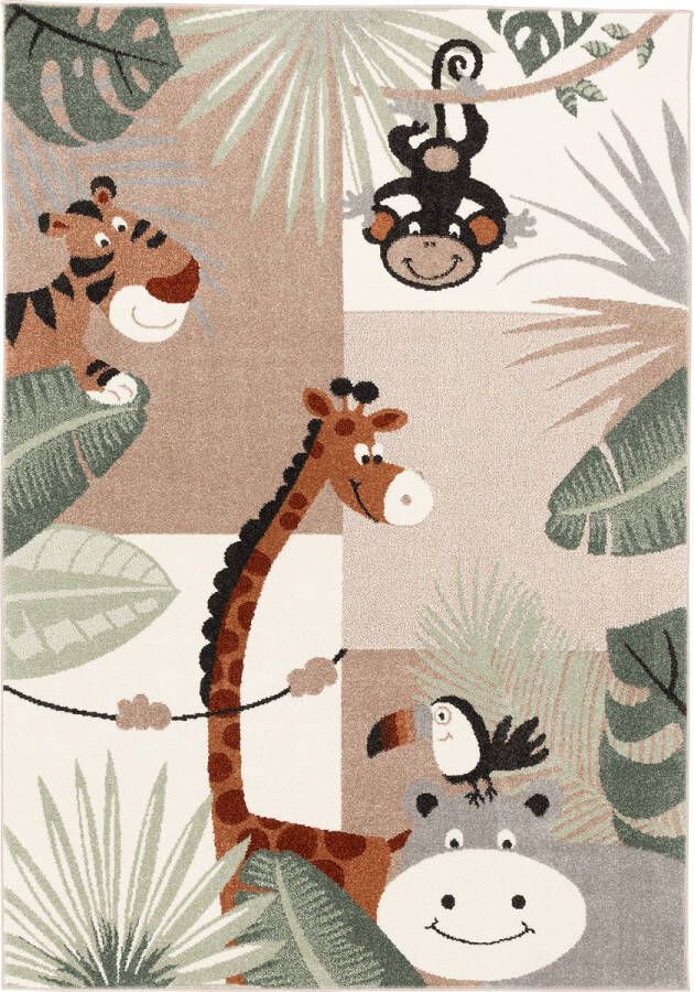 Pergamon Kindertapijt Softstar Kids Dierenwereld