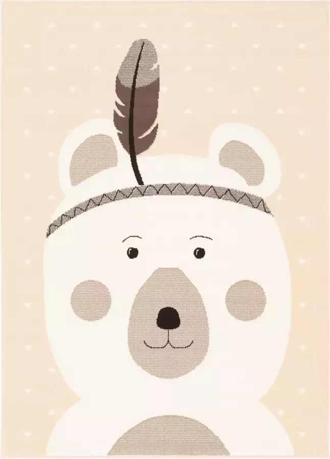 Pergamon Kindertapijt Trendline Pastel Beer