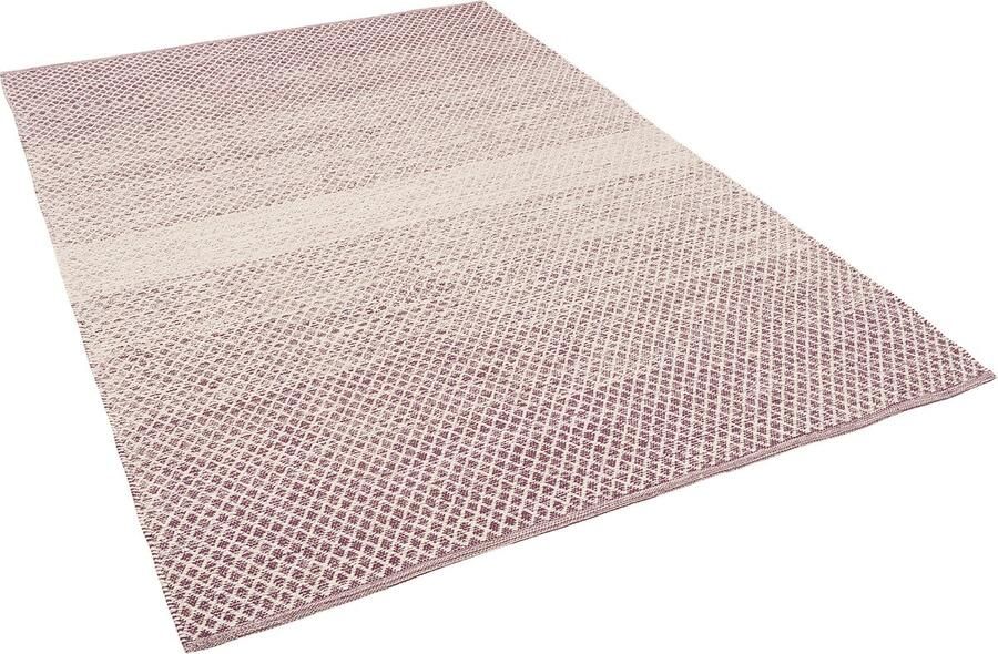 Pergamon Vloerkleed Kelim Sandy Katoen Natuurlijk Tapijt Gevlekt - Foto 5