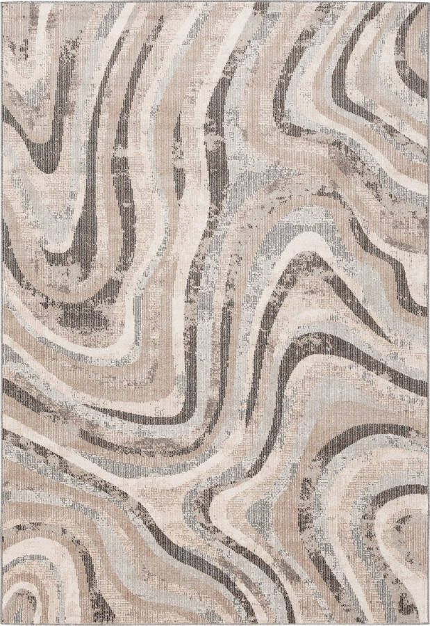 Pergamon Vloerkleed Binnen en buiten Designer Lagos Pastel Golven