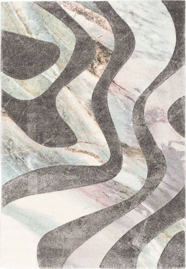 Pergamon Vloerkleed Designer Maui Pastel golven - Foto 2