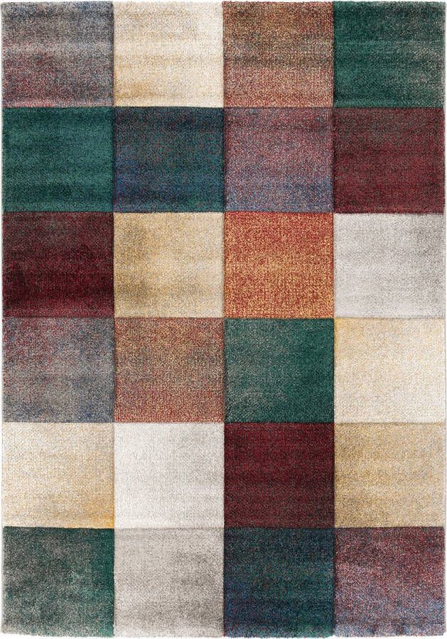 Pergamon Vloerkleed Designer Maui roest geruit