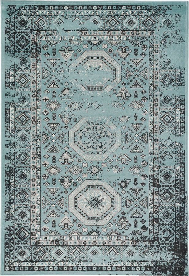 Pergamon Vloerkleed Designer Tapijt Pop-Vintage Oosters Modern - Foto 2