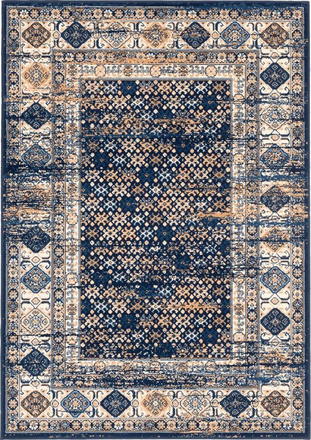 Pergamon Vloerkleed Designer Pop-Vintage Oosterse rand