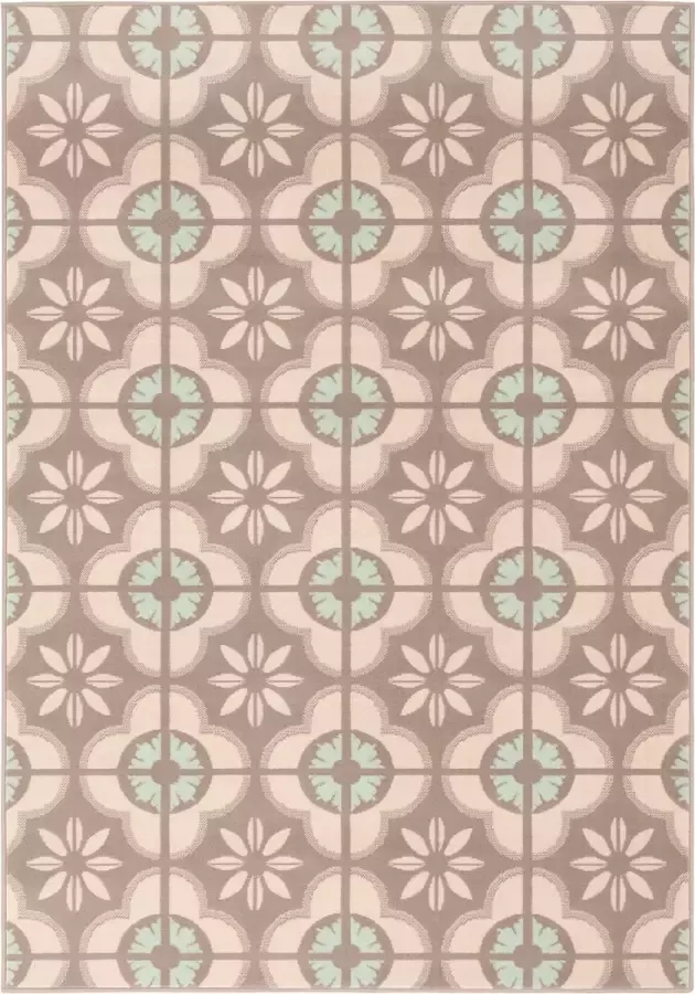 Pergamon Vloerkleed Designer Samba Moderne Tegellook - Foto 2