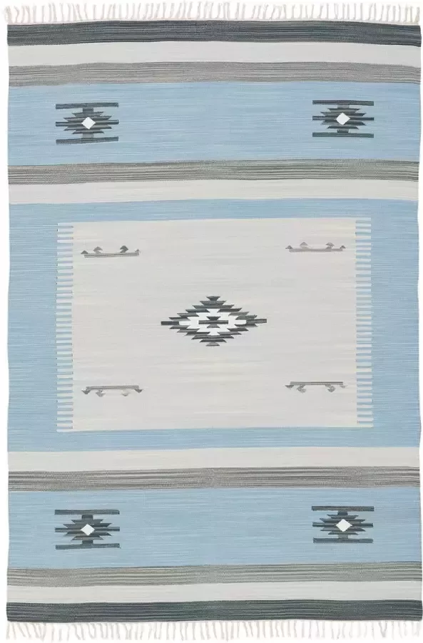 Pergamon Vloerkleed Kelim Lina Katoen Natuurlijk Etno