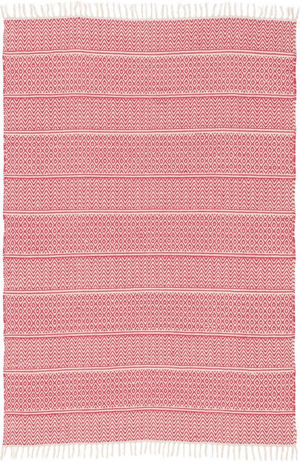 Pergamon Vloerkleed Kilim Sandy Baumwolle natuurlijk strepen